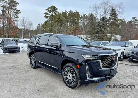 2022 Cadillac Escalade Premium Luxury z USA, uszkodzony, nr VIN 1GYS4BKL7NR154086
